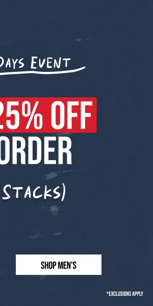 Extra 25% off Shop Men's