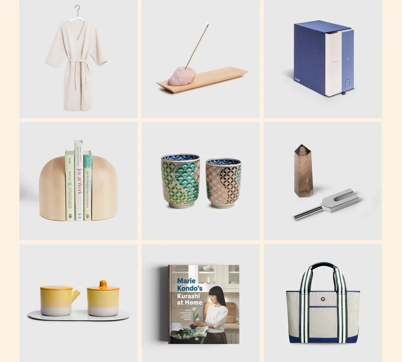 Gift collection from KonMari