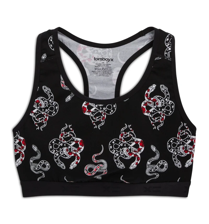 Image of Racerback Soft Bra - Year Of The Snake