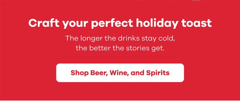Craft your perfect holiday toast | Shop Beer, Wine, and Spirits