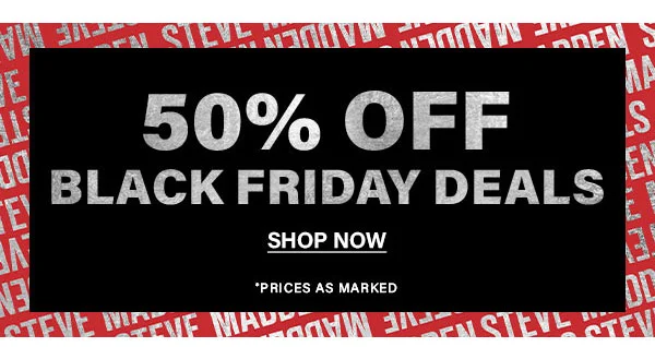 50% Off Black Friday Deals