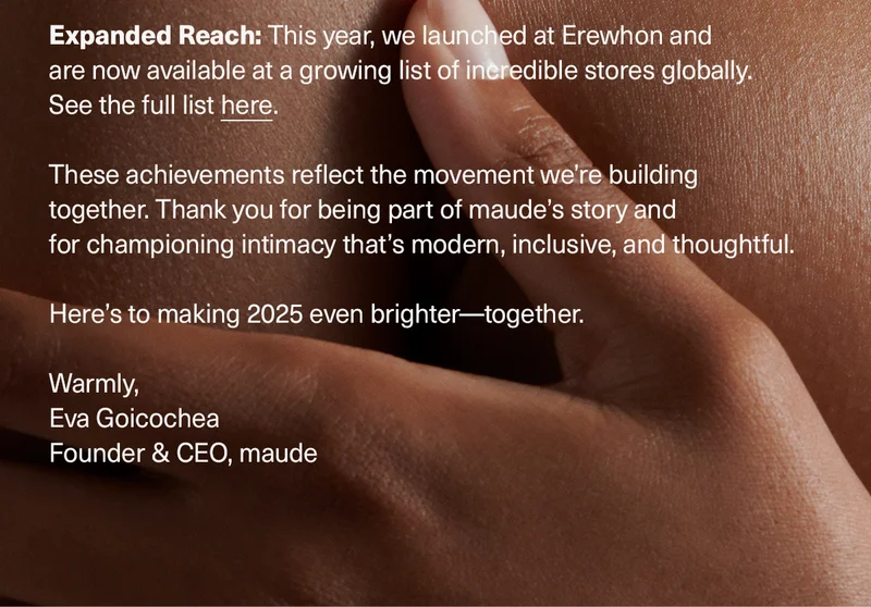 a note from our founder.