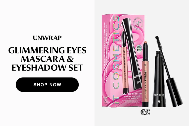 GLIMMERING EYES MASCARA & EYESHADOW SET