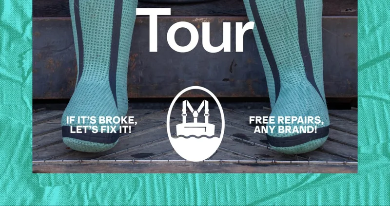 Tour. If it’s broke, let’s fix it. Free repairs, any brand!