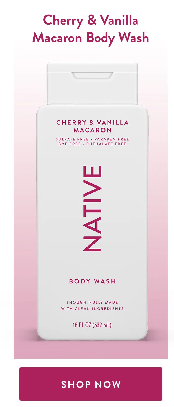 Cherry & Vanilla Macaron Body Wash | SHOP NOW