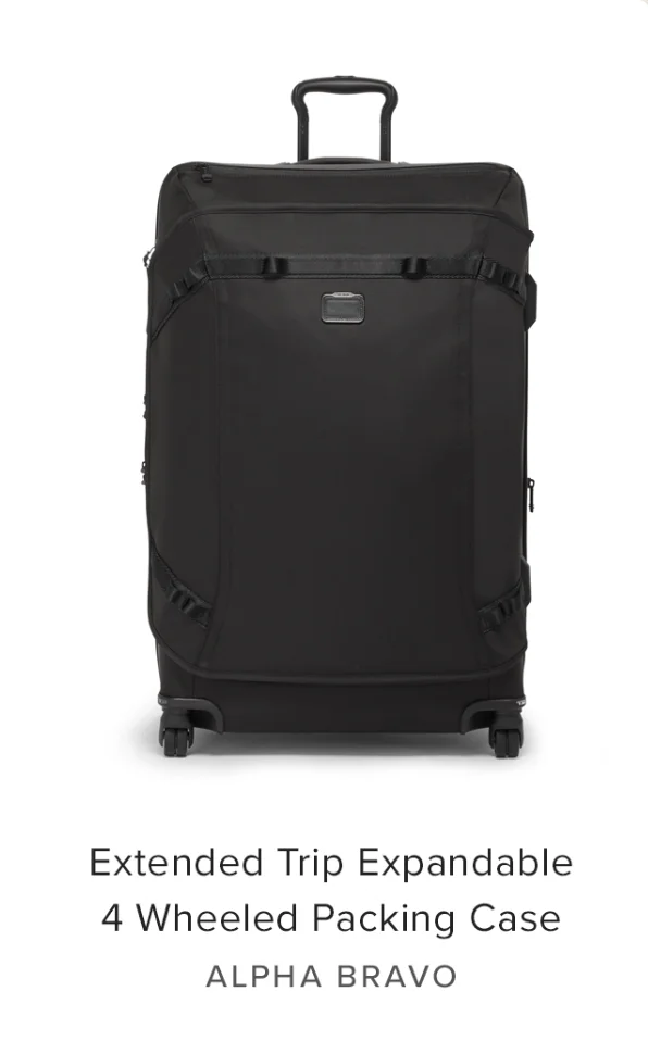 Extended Trip Expandable 4 Wheeled Packing Case