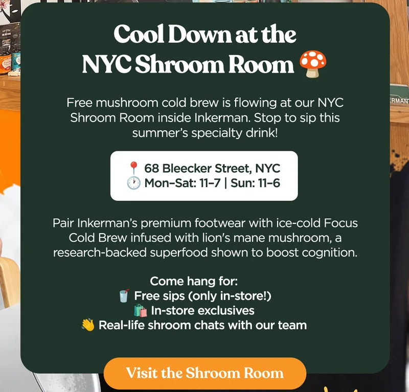 Visit the Shroom Room