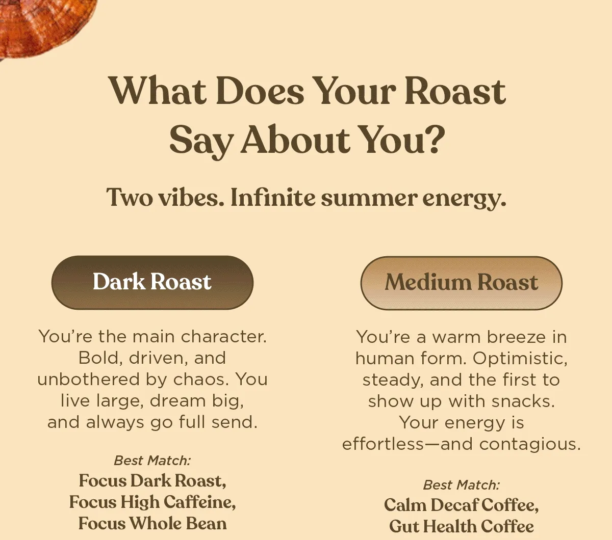 What Does Your Roast Say About You?