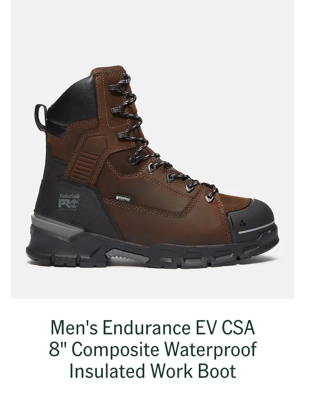 Men's Endurance EV CSA 8" Composite Waterproof Insulated Work Boot
