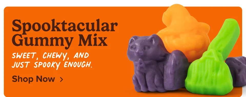 Spooktacular Gummy Mix β Sweet, chewy, and just spooky enough; Shop now Spooktacular Gummy Mix β Sweet, chewy, and just spooky enough; Shop now