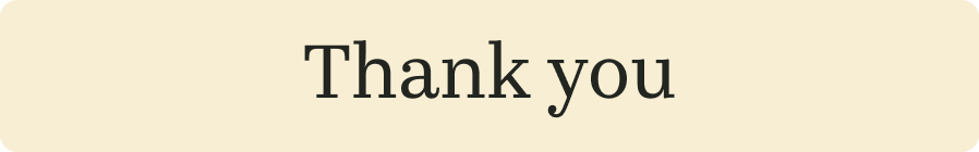 Thank you