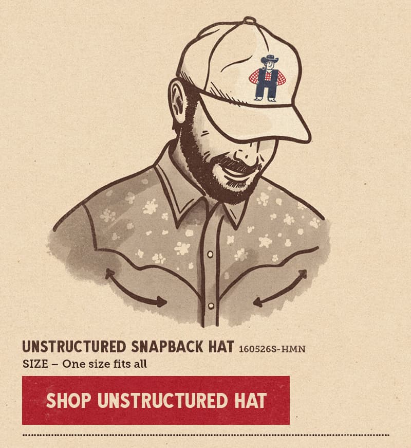 Unstructured Snapback Hat