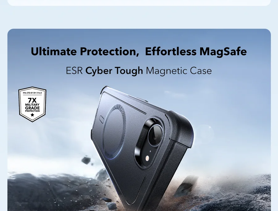 ESR Cyber Tough Magnetic Case