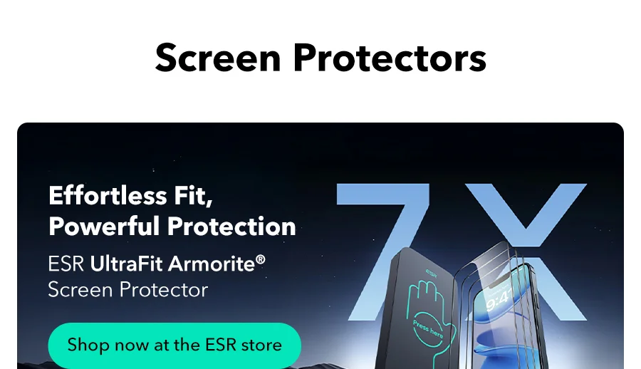 ESR UltraFit Armorite®️ Screen Protector