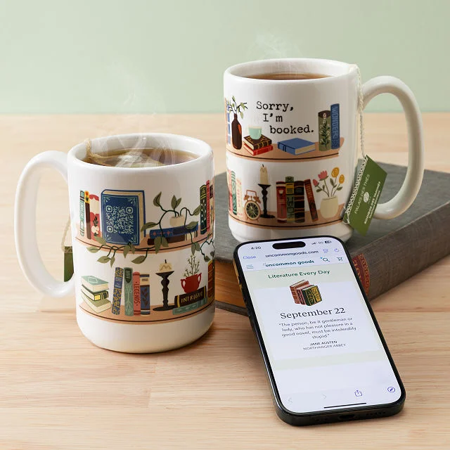 Literature Every Day Interactive QR Mug