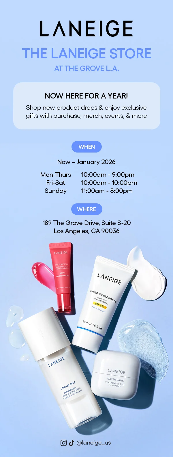 Popup at The Grove