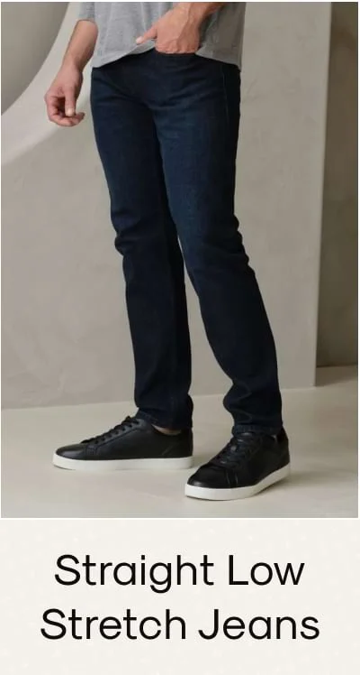 Straight Low Stretch Jeans