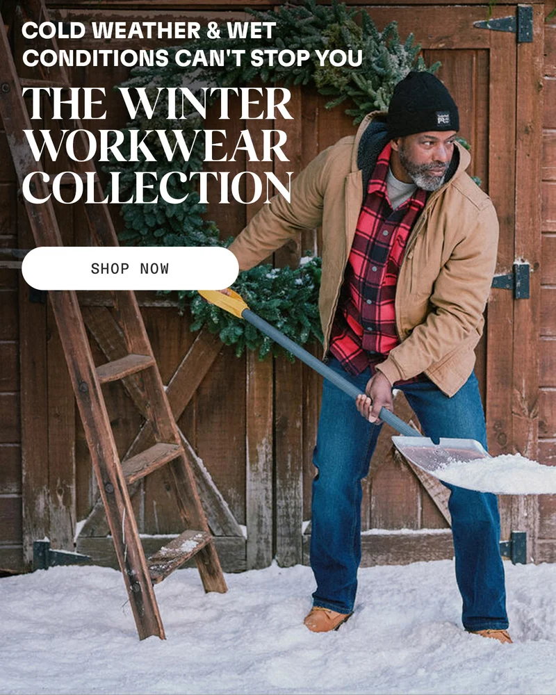 Cold weather & wet conditions can't stop you. The winter workwear collection. Shop Now