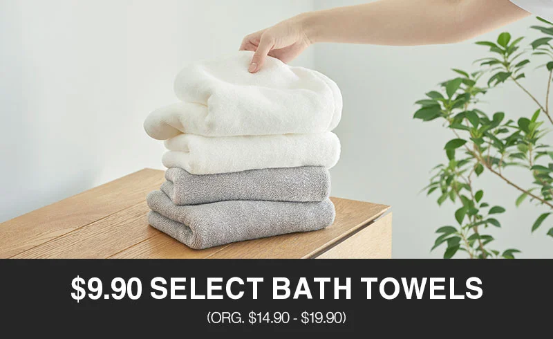 Shop $9.90 Bath Towels