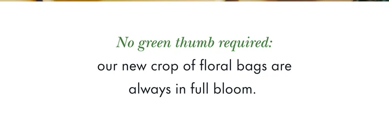 No green thumb required
