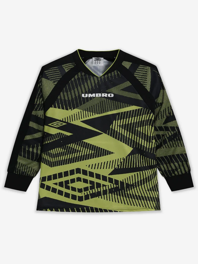 Image of Umbro NQ Printed LS Jersey - Bright Chartreuse