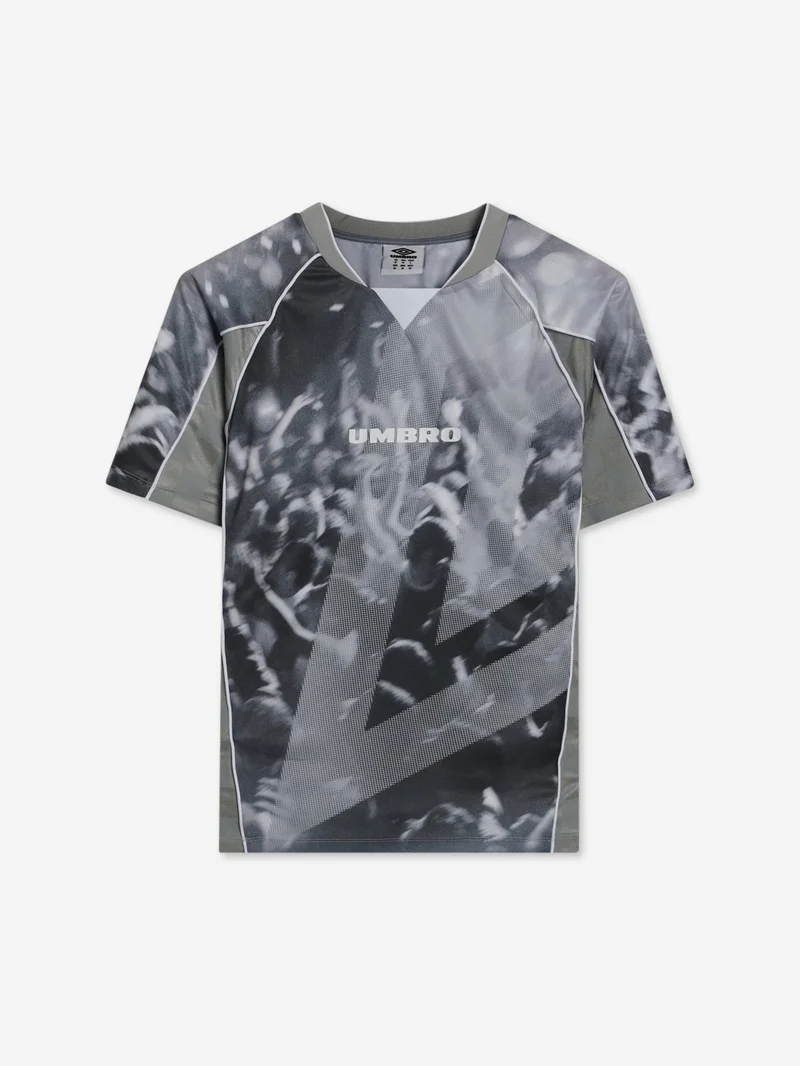 Image of Umbro NQ Panelled Raglan Shirt - Harbor Mist