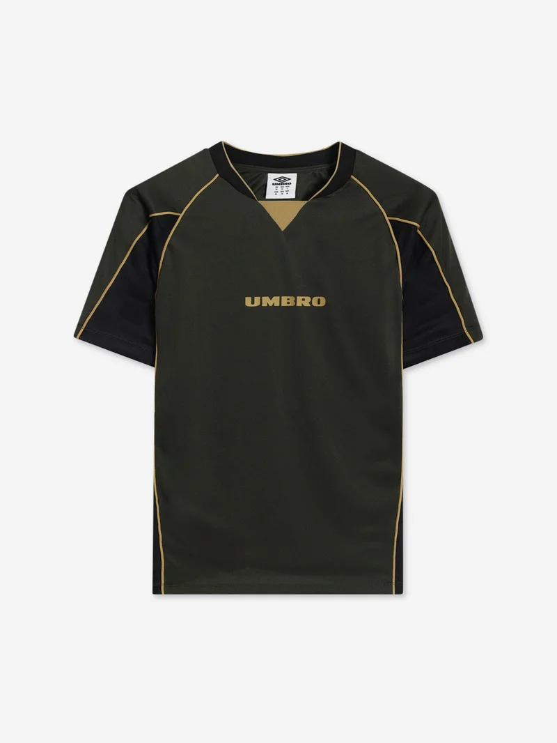 Image of Umbro NQ Panelled Raglan Shirt - Duffel