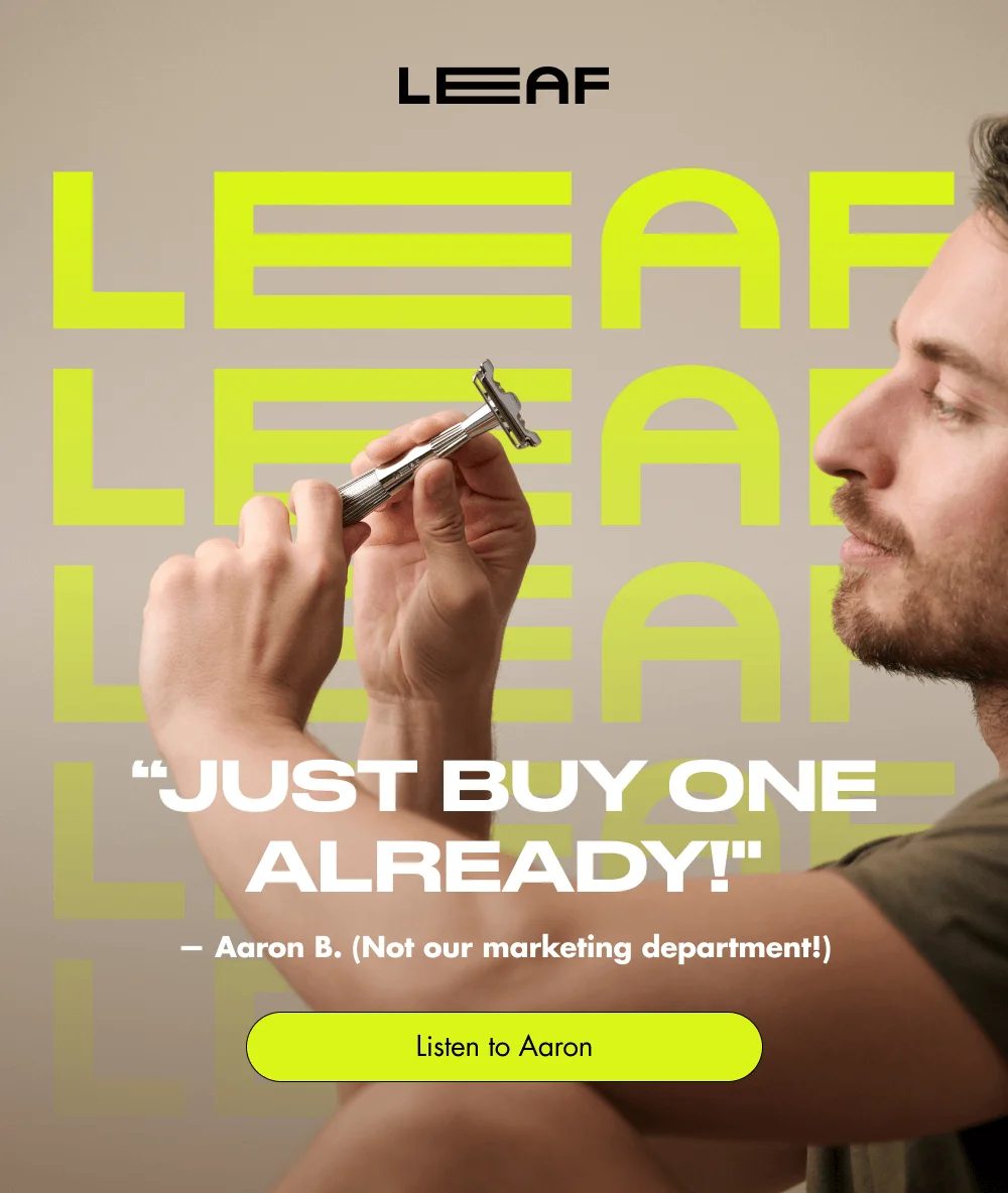 “Just buy one already!" — Aaron B. (Not our marketing department!) Listen to Aaron