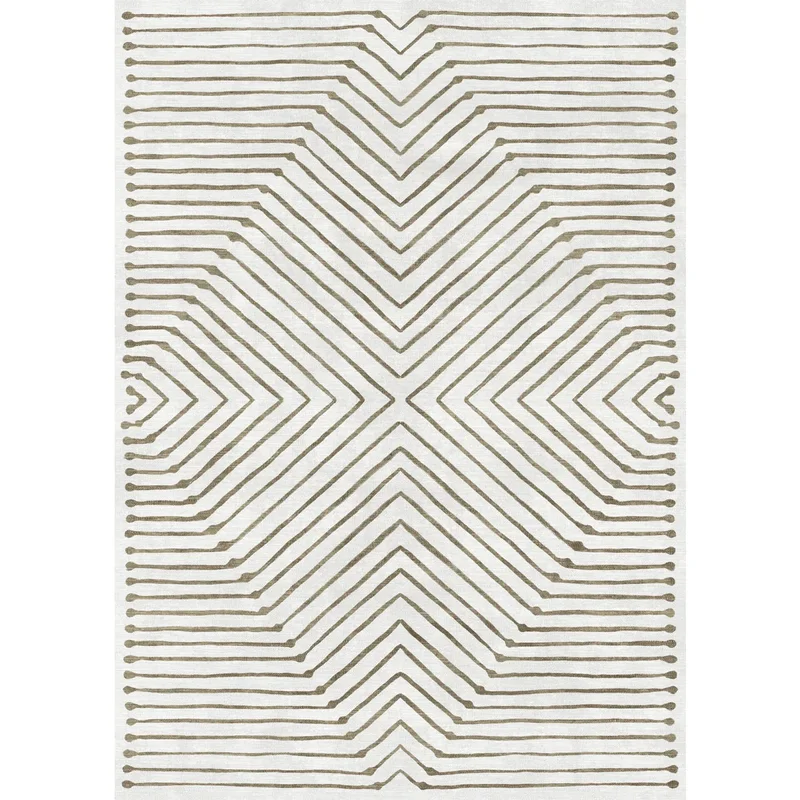 Image of Calator Gold & Ivory Rug