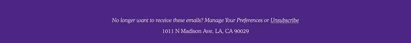 Manage Preferences