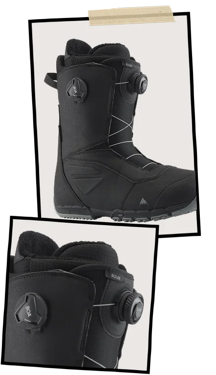 Men's Burton Ruler BOA® Snowboard Boots in Black