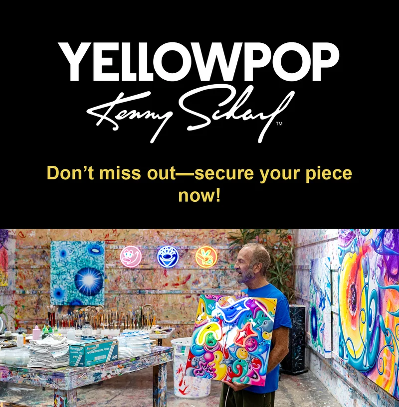 Own Kenny Scharf’s Vibrant Art!
