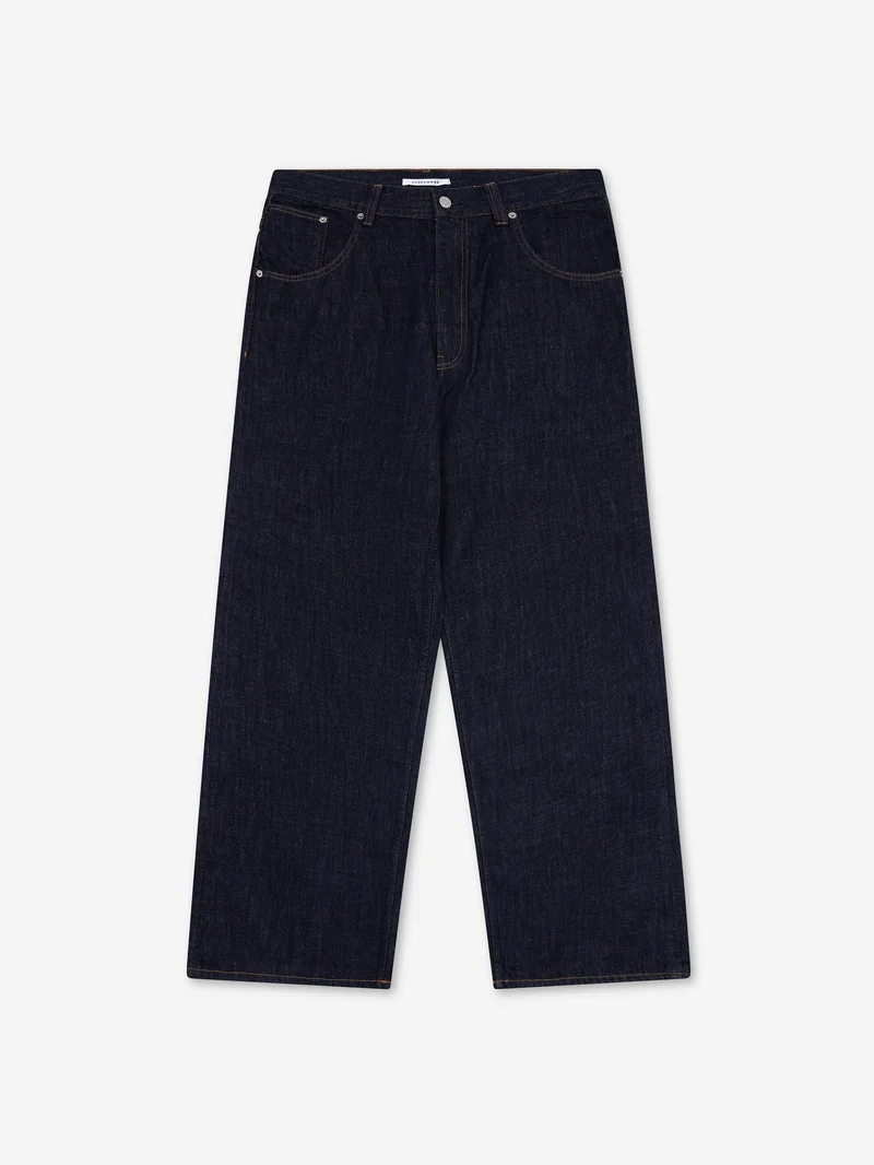 Image of Sunflower Super Wide Denim Pant - Simple Rinse Blue