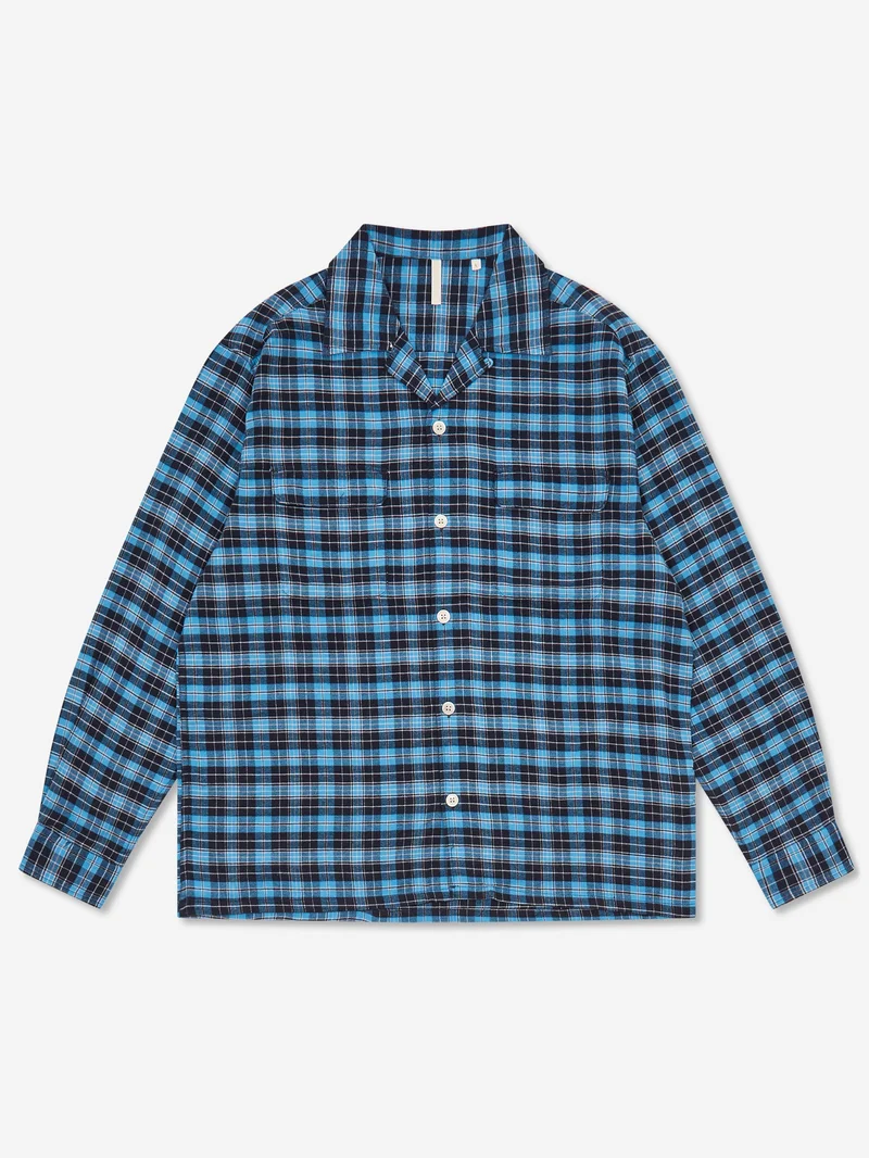 Image of Sunflower Pocket Shirt - Blue Check