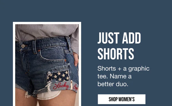 Just Add Shorts Shop Women's