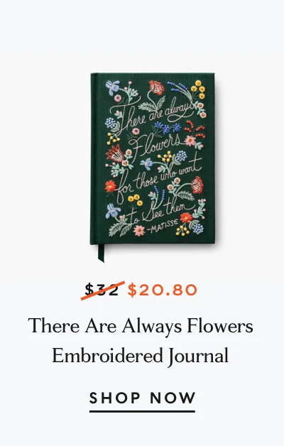 Embroidered Journal