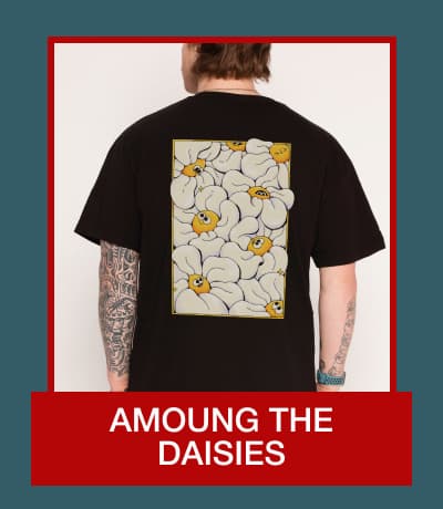 Among the Daisies Front and Back T-Shirt