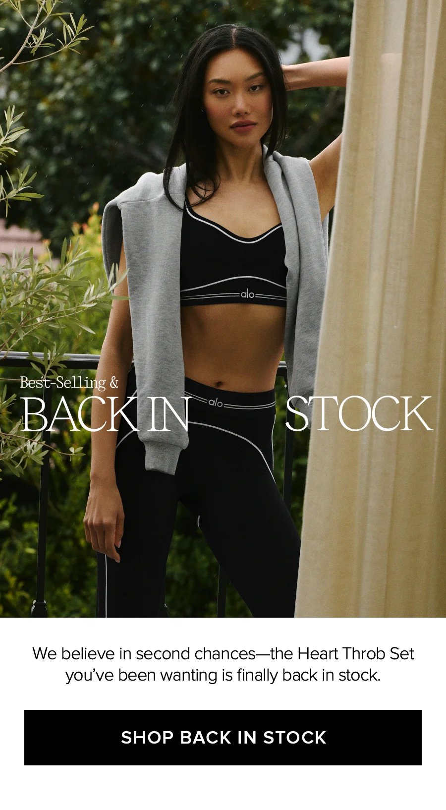 Best Selling and BACK IN STOCK. We believe in second chances-the Heart Throb Set you've been wanting is finally back in stocl. SHOP BACK IN STOCK