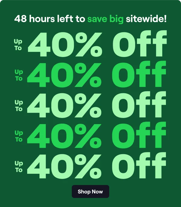 Up to 40% Off