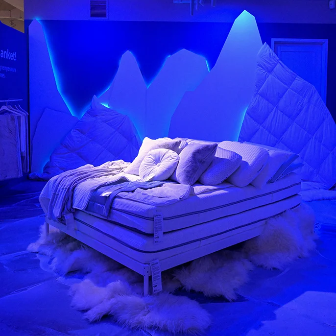The IKEA Sleepeasy Event Temperature Room