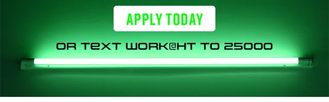 We're Hiring for the Holidays. Fuel your fandom. Join the HT Team. Apply today at the link or text "work@ht" to 25000