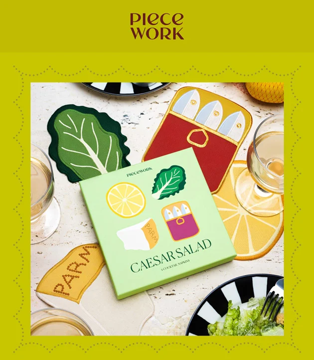 Piecework: Caesar Salad Napkins!