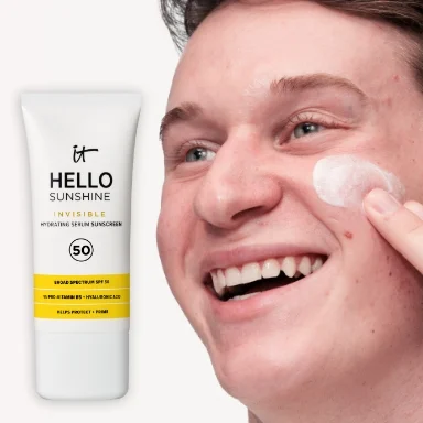 Layer Hello Sunshine SPF 50 in the morning to protect your skin.