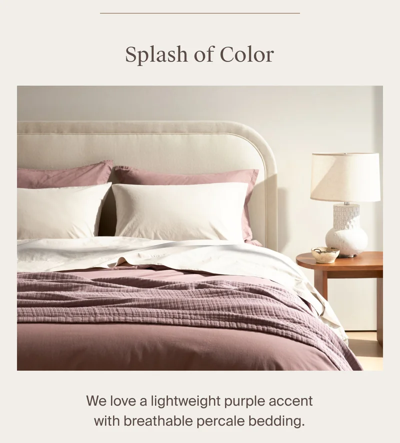 Percale Bedding