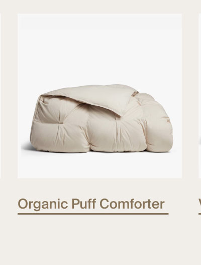 Organic Cotton Puff Comforter
