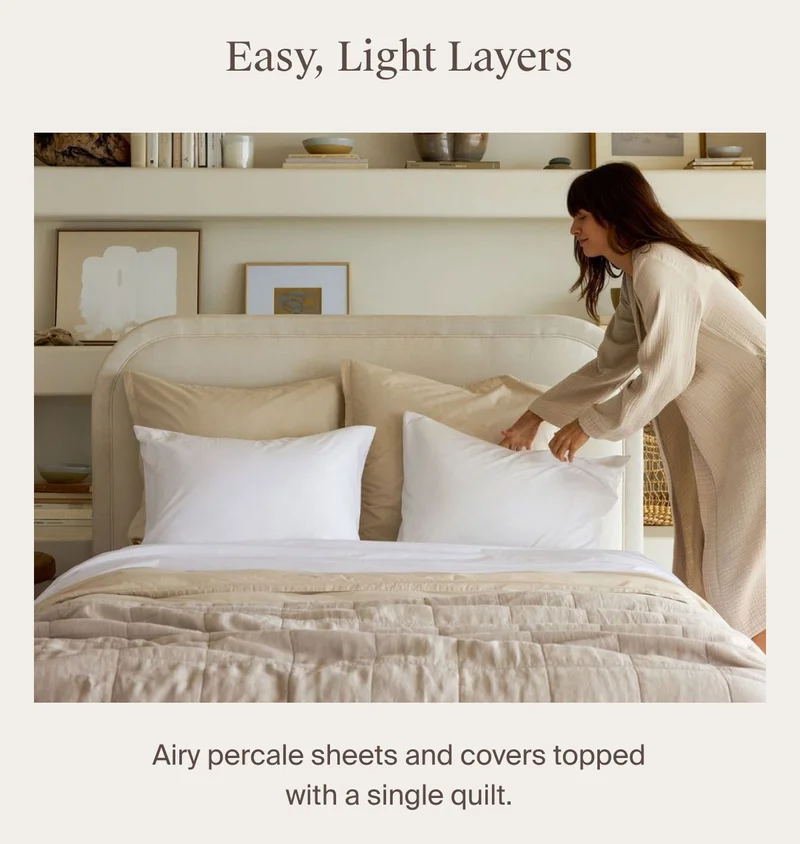 Percale Bedding