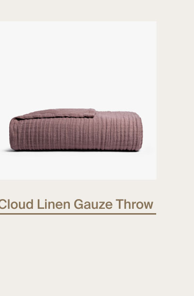 Cloud Linen Gauze Throw