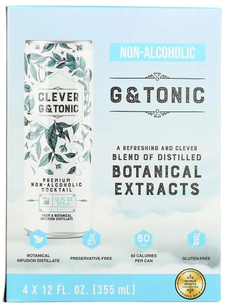 Image of Clever G & Tonic NA Mixer (4 Pack)