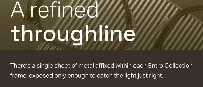 A refined throughline