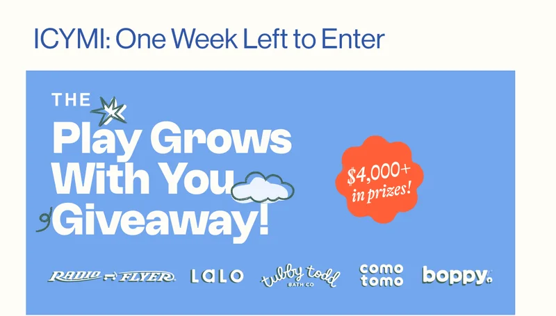 ICYMI : One Week Left to Enter